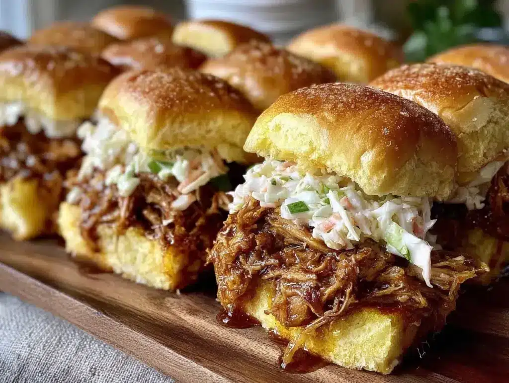 BBQ pulled pork sliders - featured image