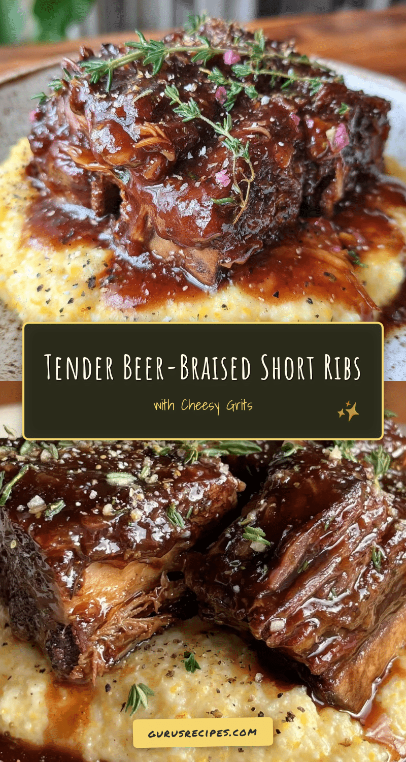 beer-braised short ribs recipe