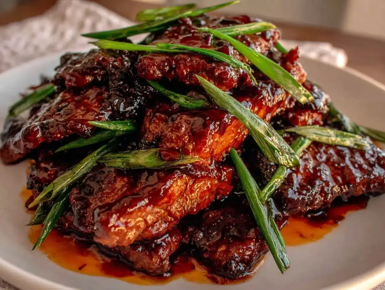 Better Than Takeout Mongolian Beef preparation steps
