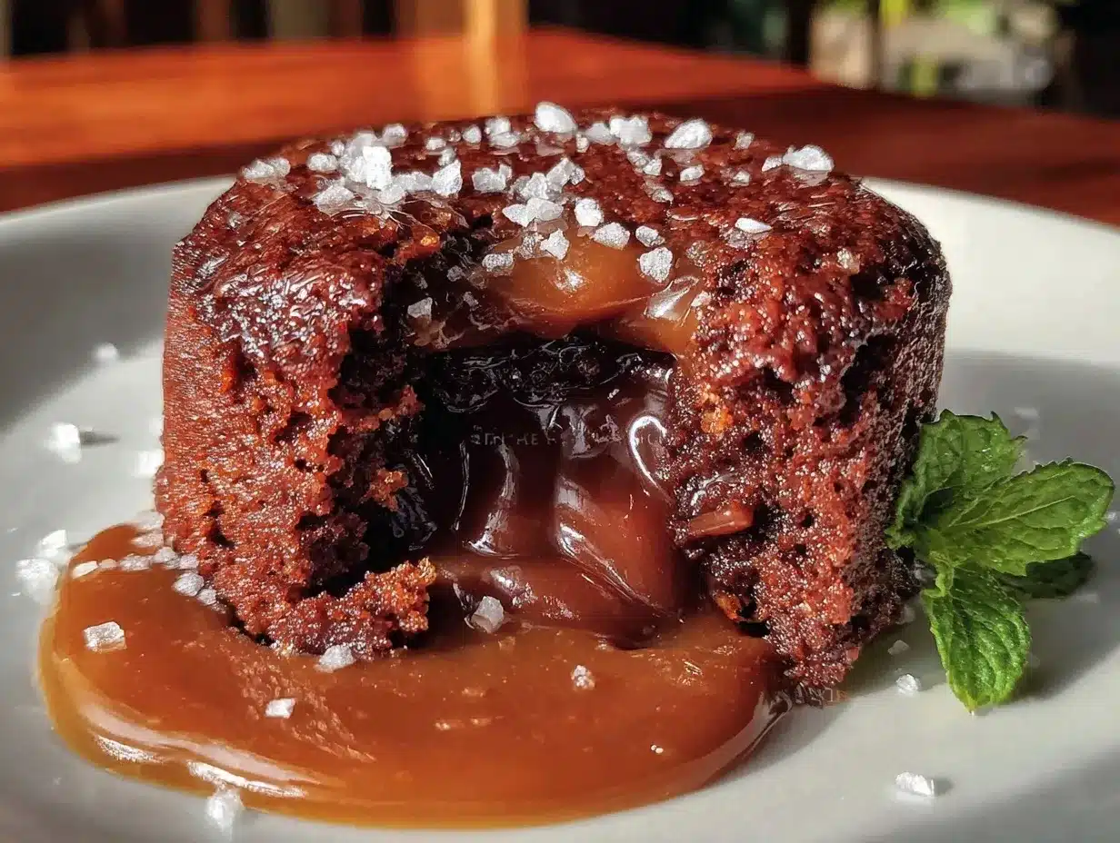 bourbon chocolate lava cake preparation steps