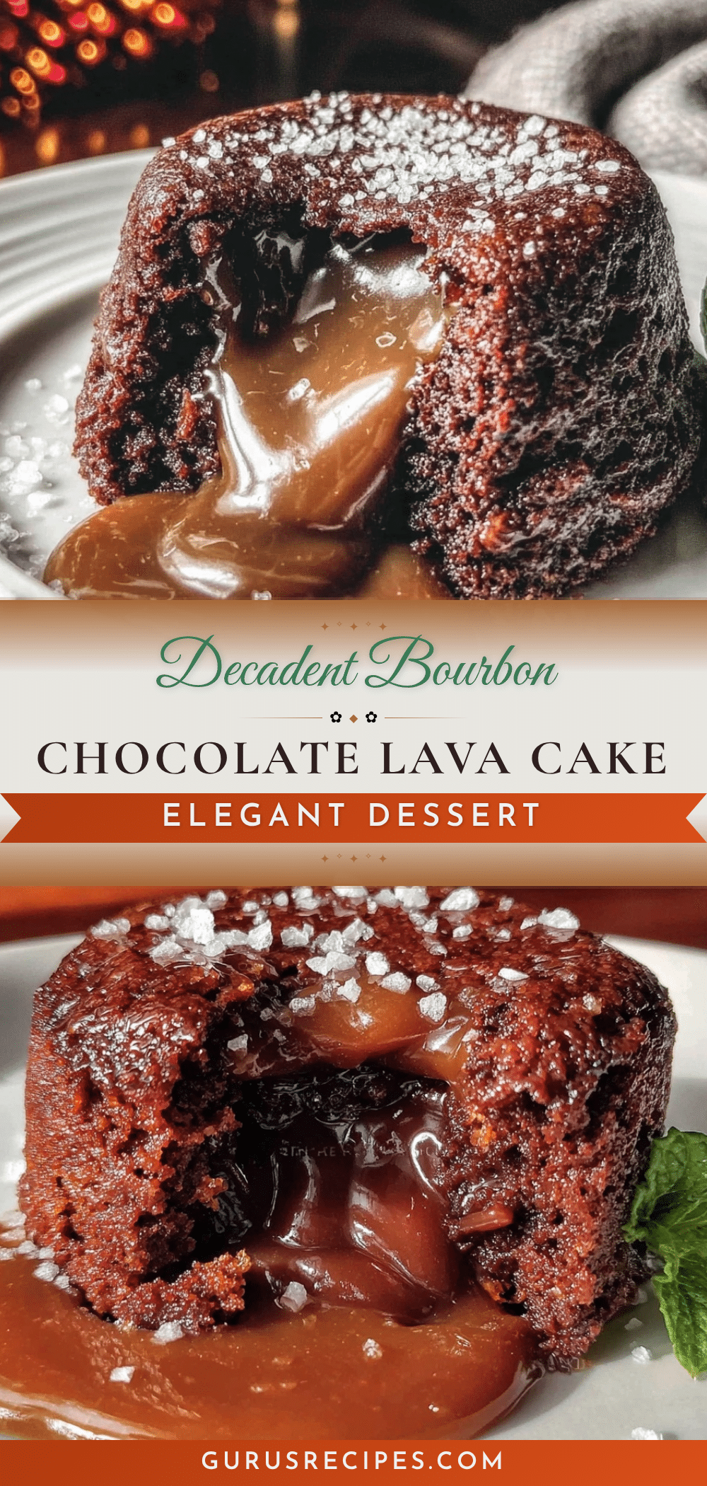 bourbon chocolate lava cake recipe