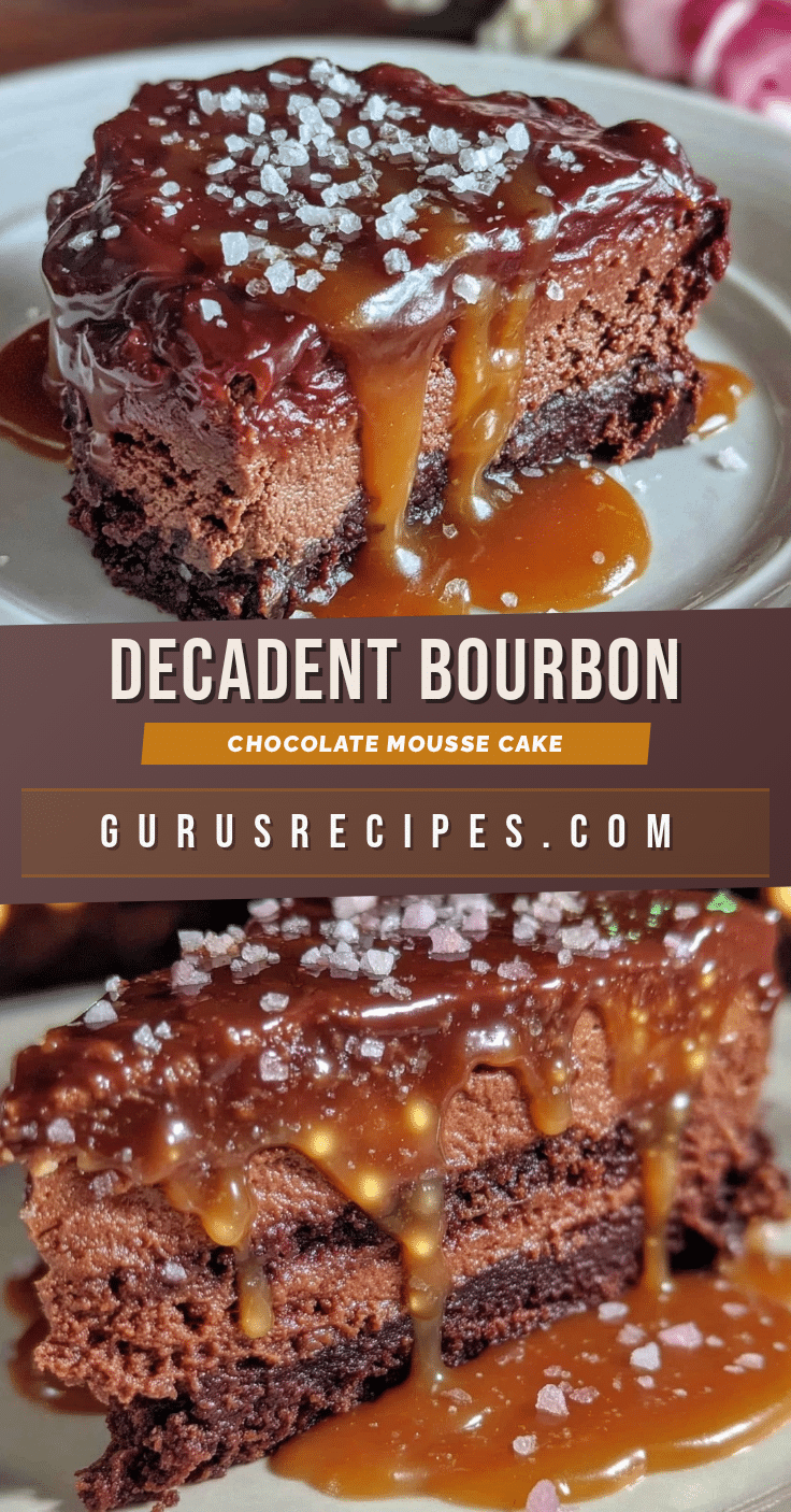 bourbon chocolate mousse cake recipe