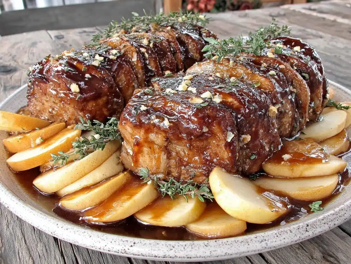 bourbon-glazed pork tenderloin preparation steps