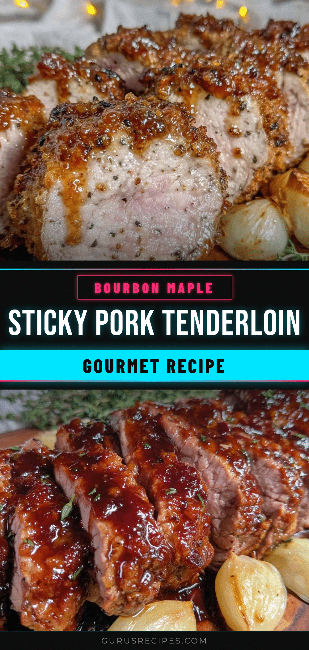 bourbon maple glazed pork tenderloin recipe
