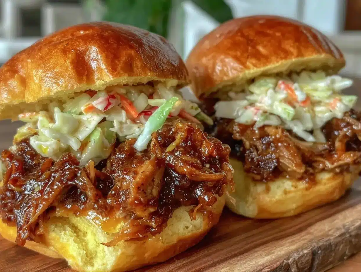 brown sugar bourbon pulled pork sliders preparation steps