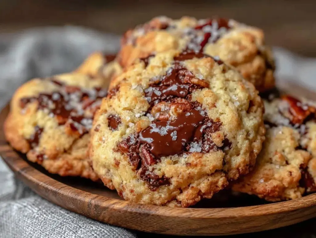 chewy cowboy cookies - featured image