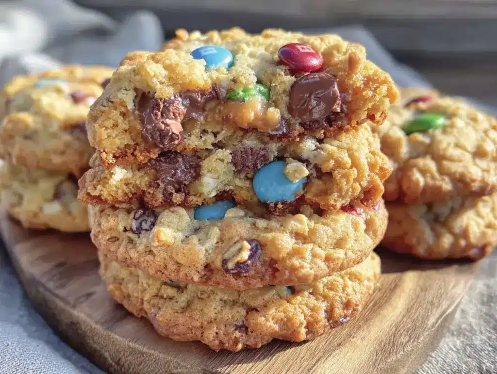 chewy monster cookies - featured image