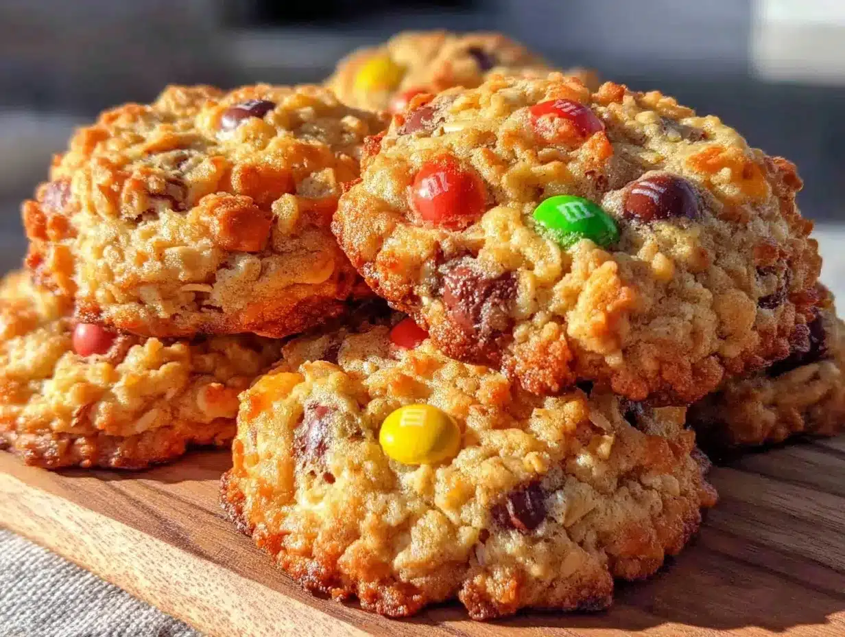 chewy monster cookies preparation steps