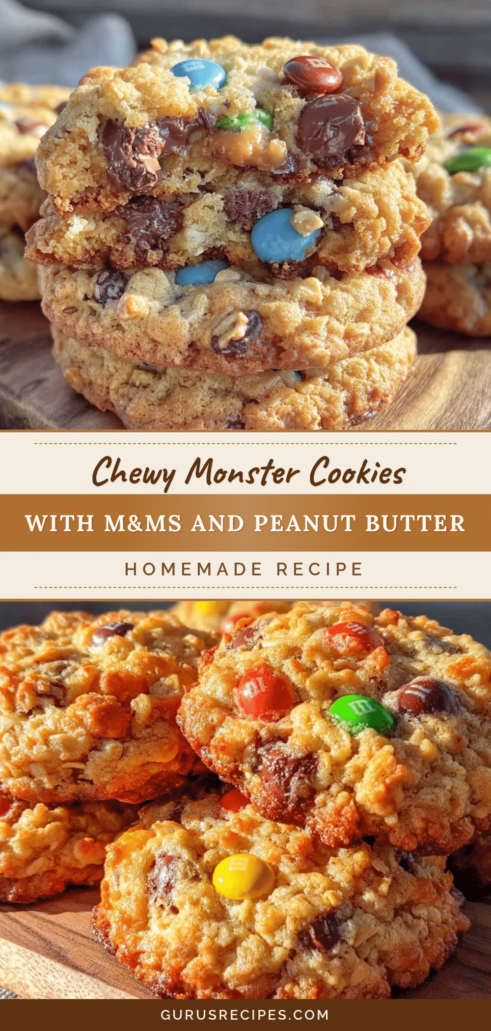 chewy monster cookies recipe