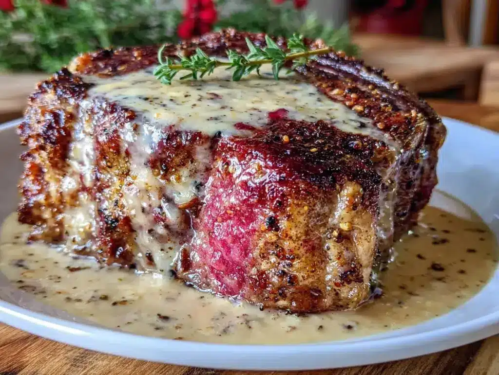 coffee-rubbed ribeye steak - featured image