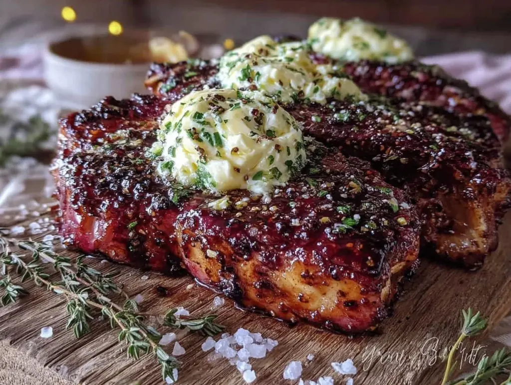 coffee-rubbed ribeye steak - featured image