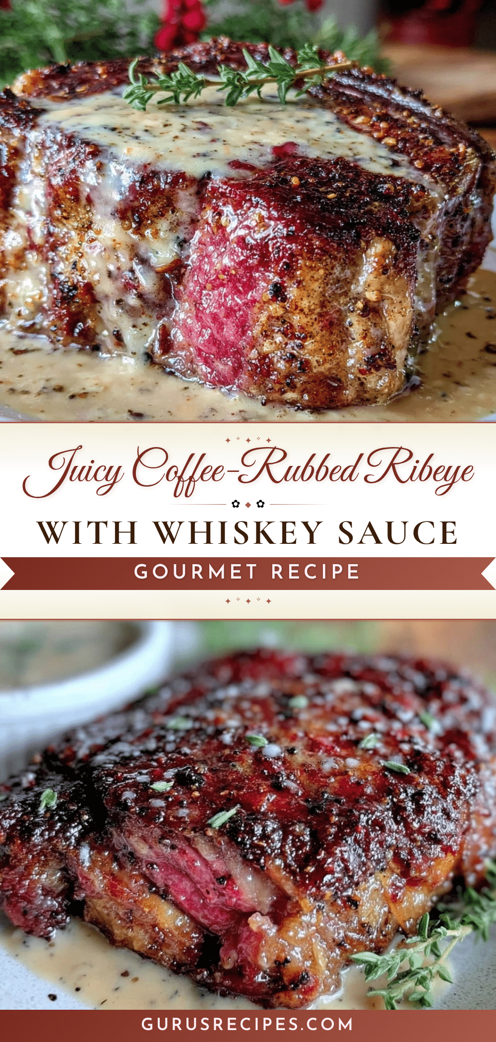 coffee-rubbed ribeye steak recipe