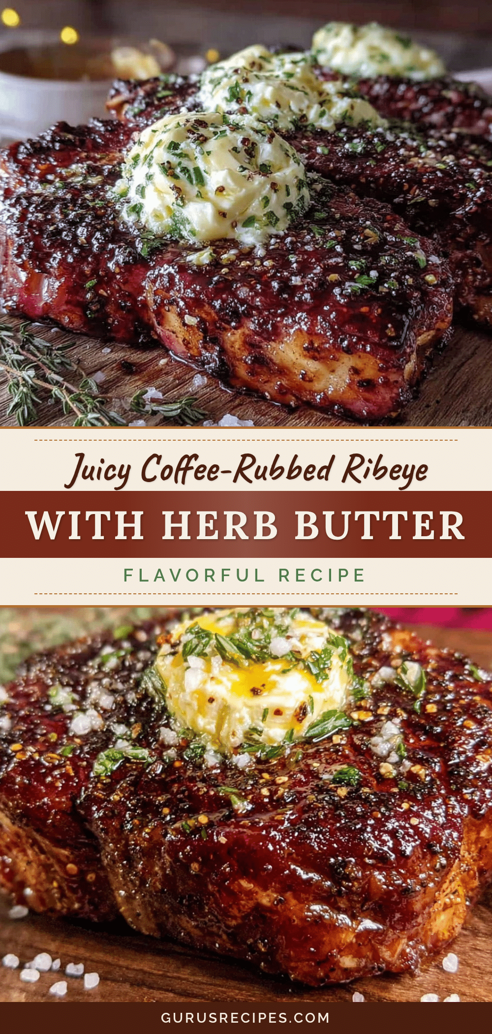 coffee-rubbed ribeye steak recipe