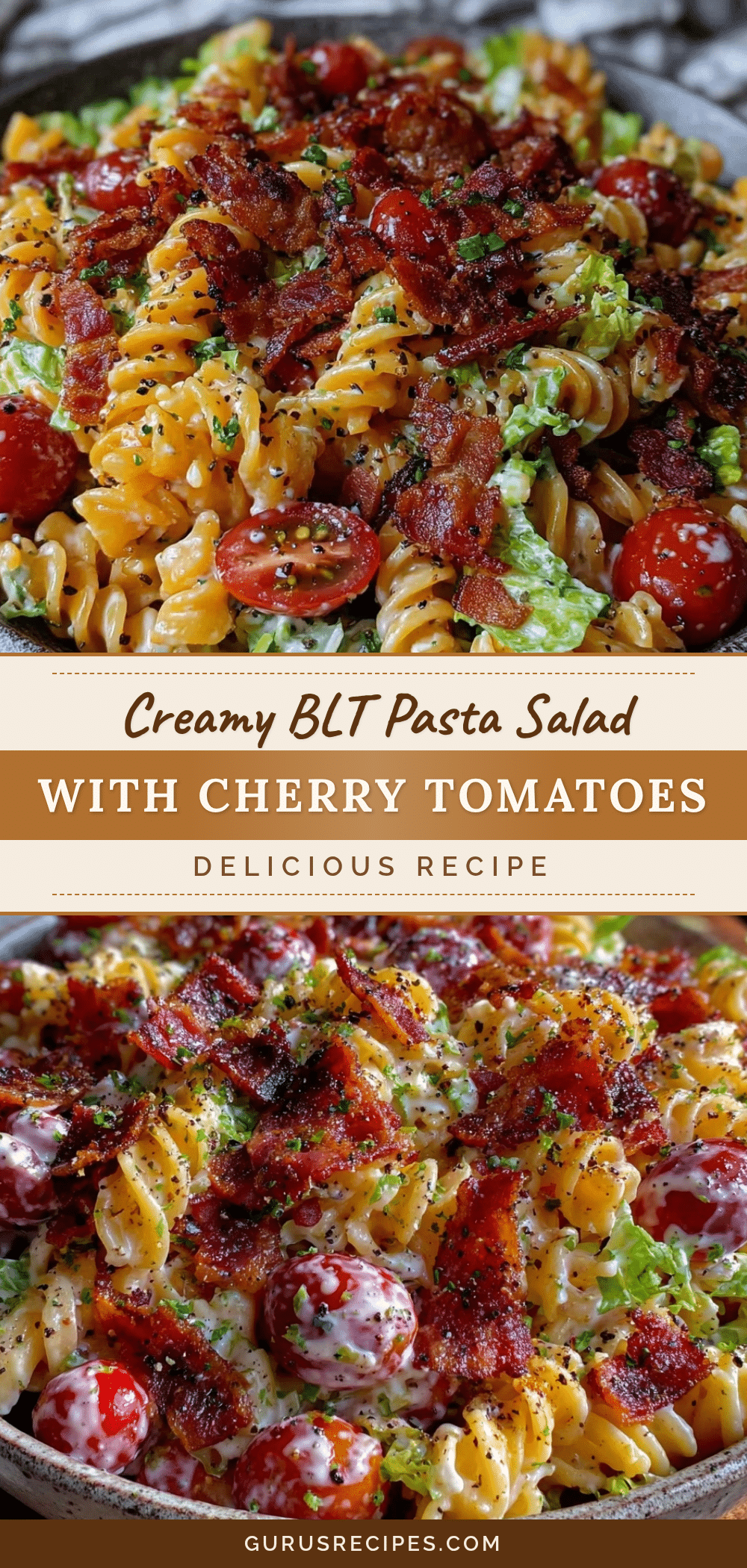 creamy blt pasta salad recipe