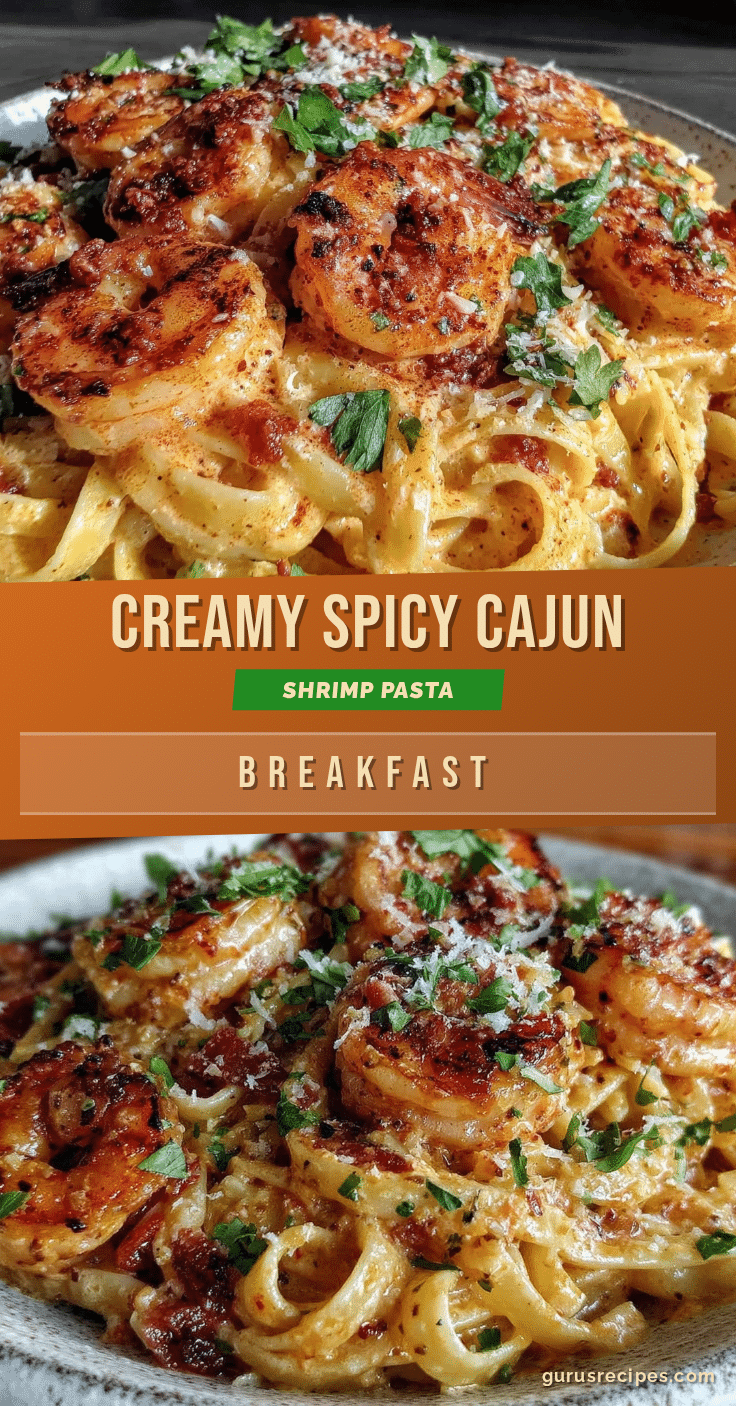 Creamy Cajun Shrimp Pasta recipe