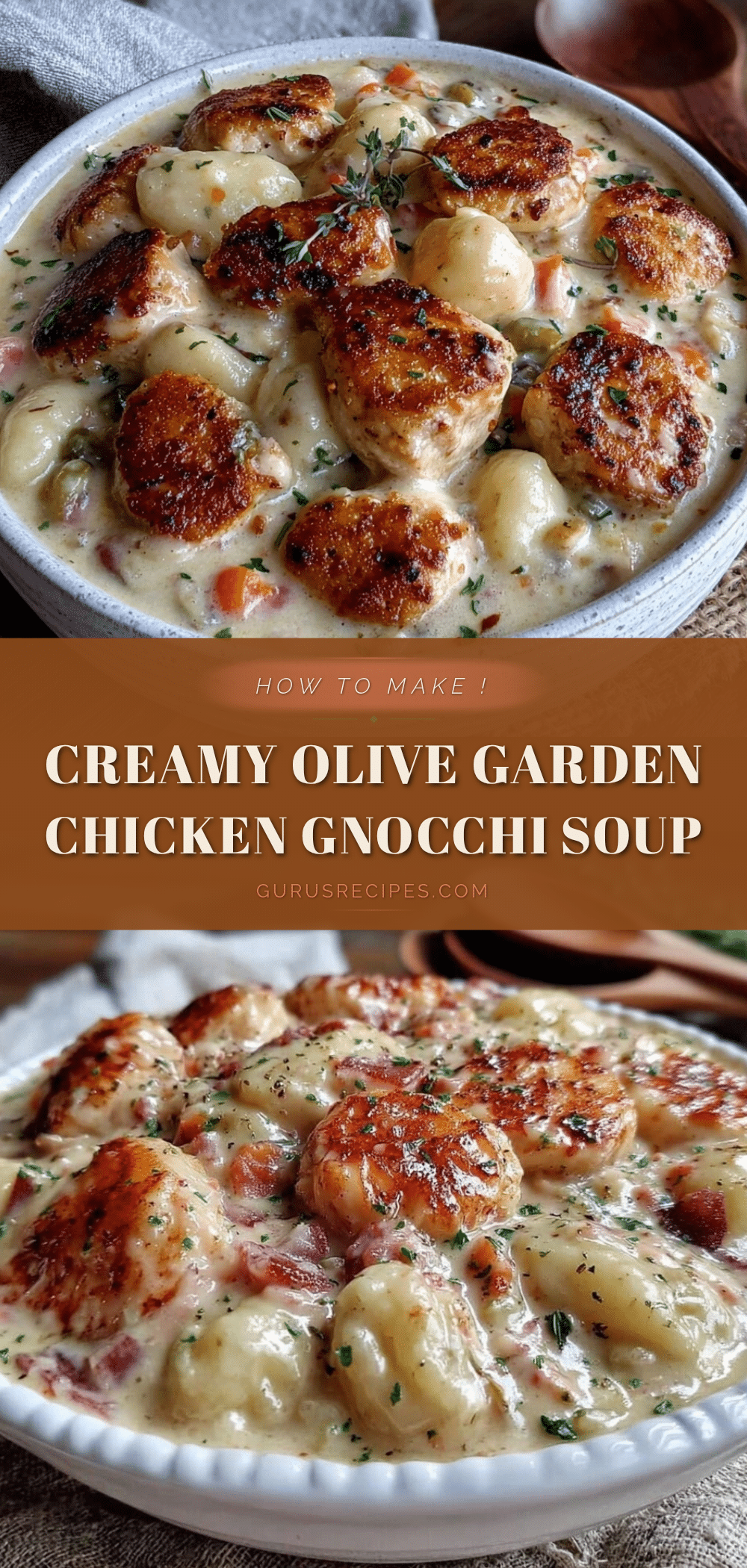creamy chicken gnocchi soup recipe