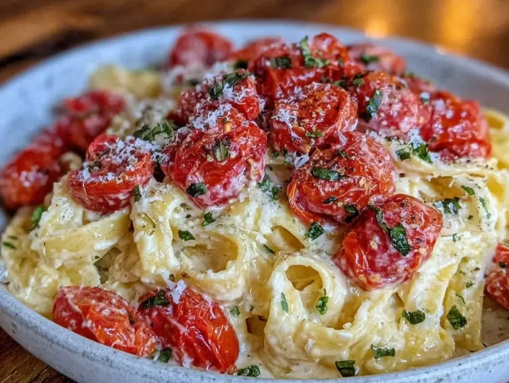 creamy lemon basil pasta - featured image