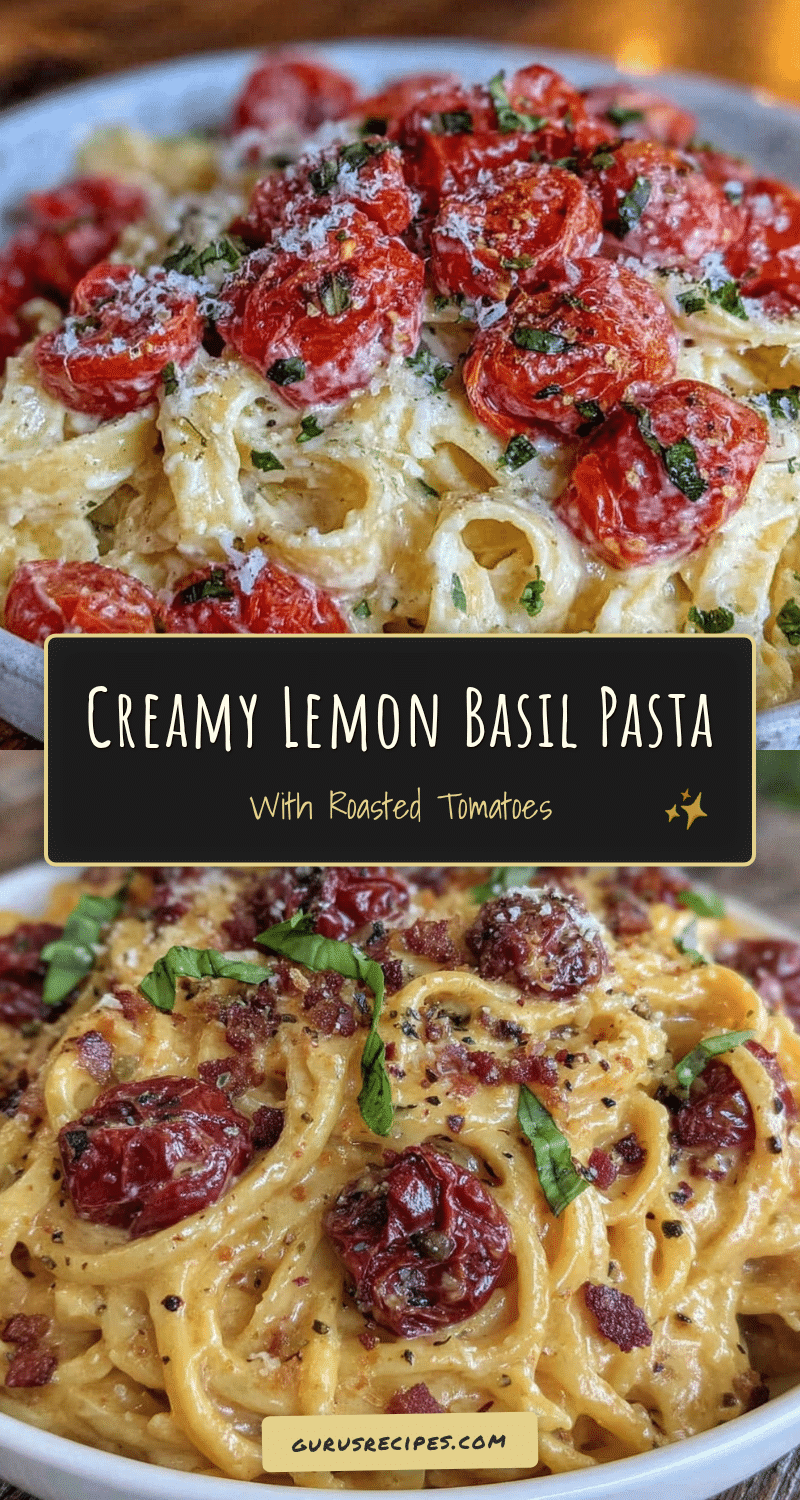 creamy lemon basil pasta recipe
