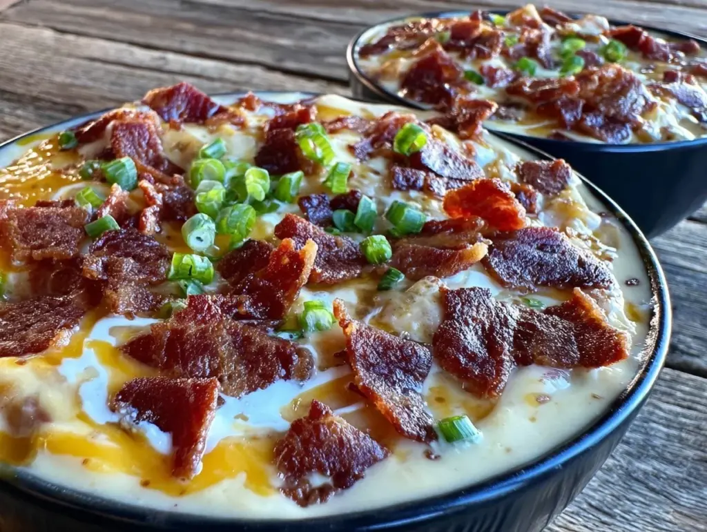 creamy loaded baked potato soup - featured image