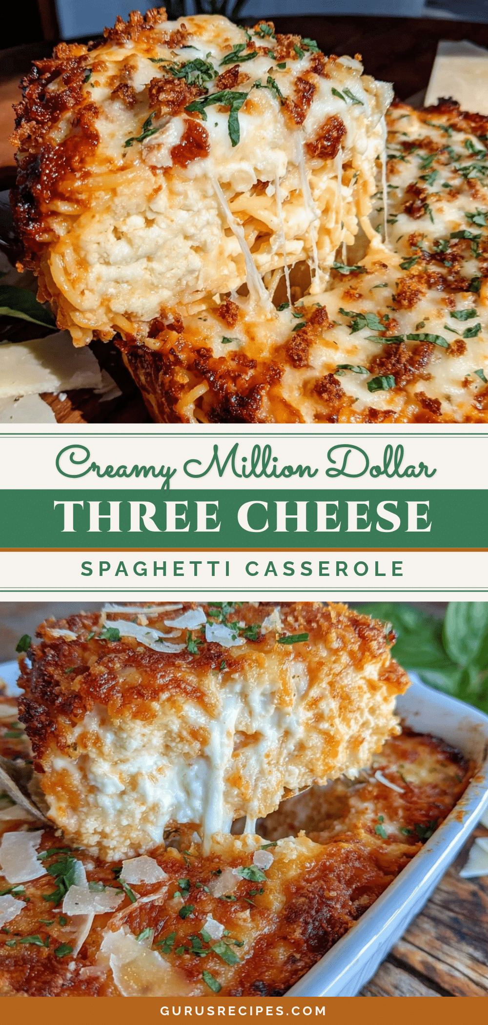 creamy million dollar spaghetti casserole recipe