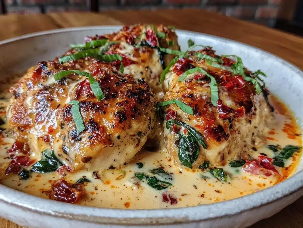 creamy tuscan chicken preparation steps