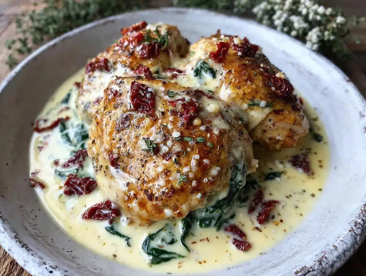 creamy tuscan chicken recipe preparation steps
