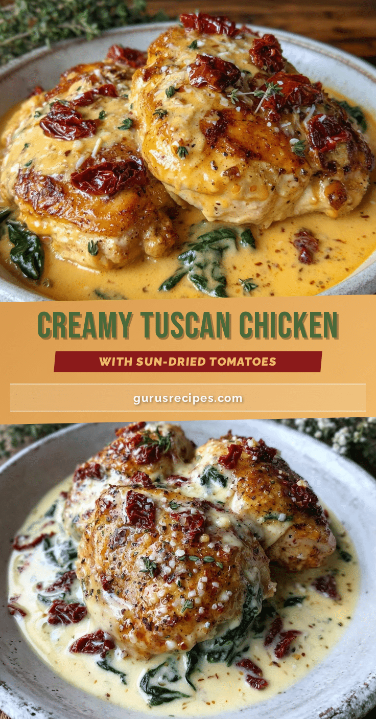 creamy tuscan chicken recipe recipe