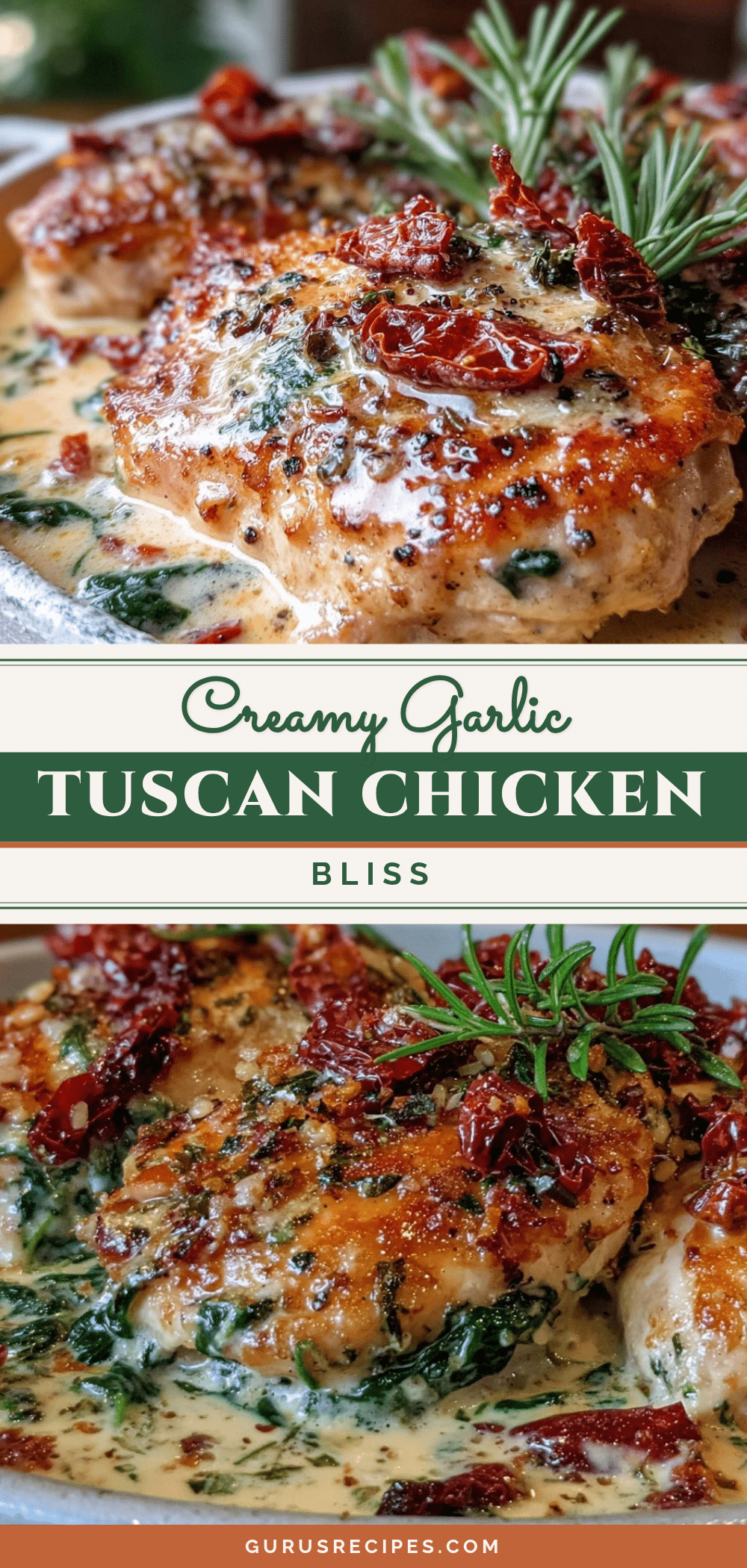 creamy tuscan garlic chicken recipe