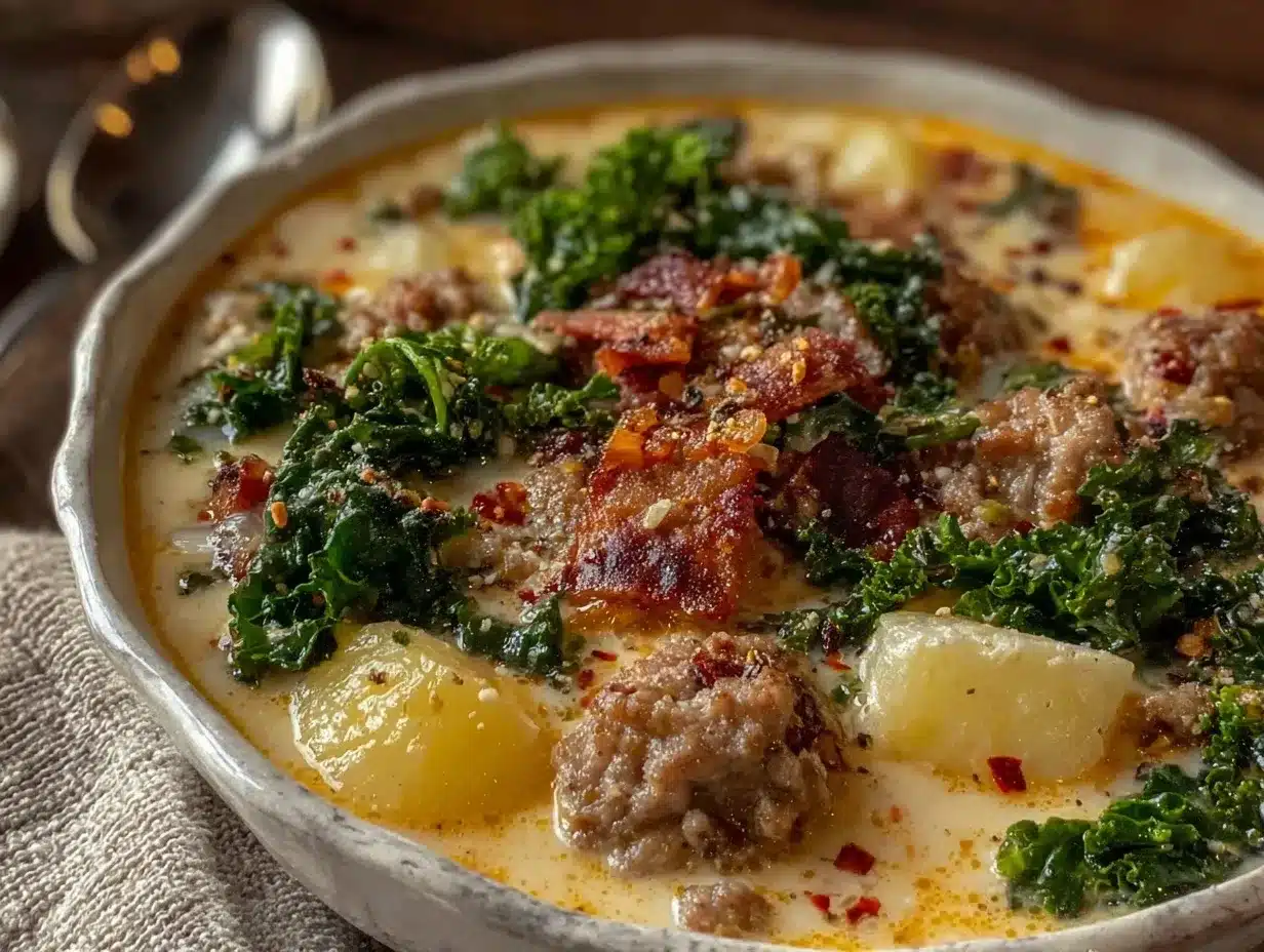 creamy zuppa toscana preparation steps