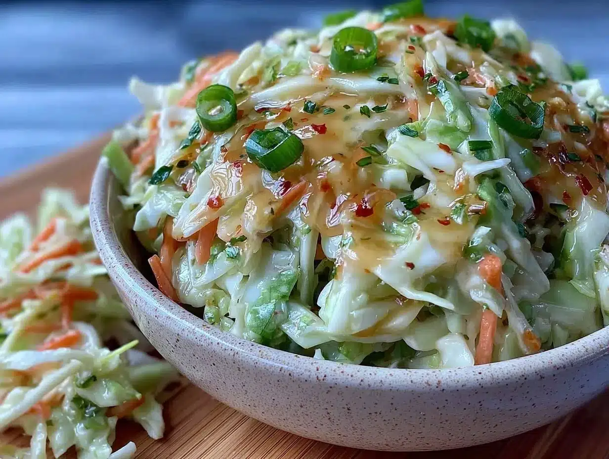 crisp tangy vinegar coleslaw preparation steps