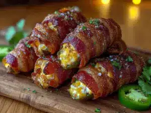 crispy bacon-wrapped jalapeño poppers - featured image