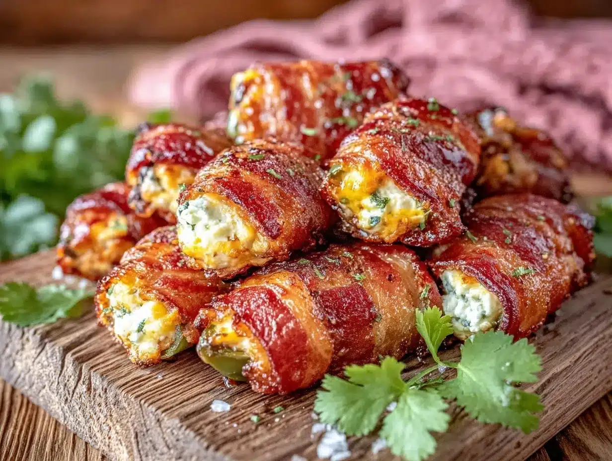 crispy bacon-wrapped jalapeño poppers preparation steps