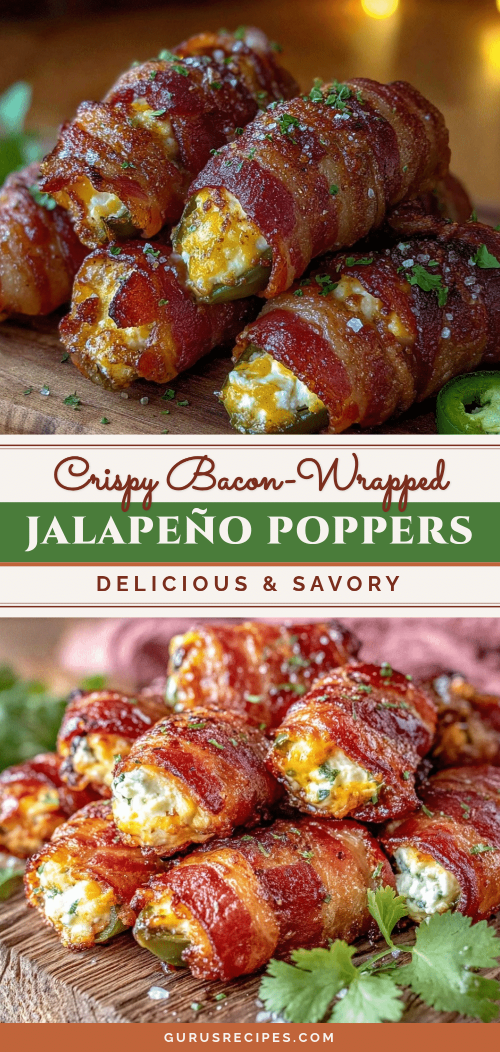 crispy bacon-wrapped jalapeño poppers recipe