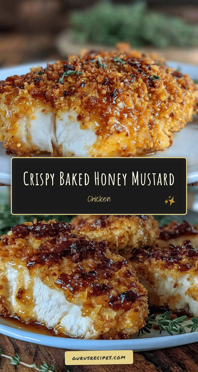 crispy baked honey mustard chicken breast recipe