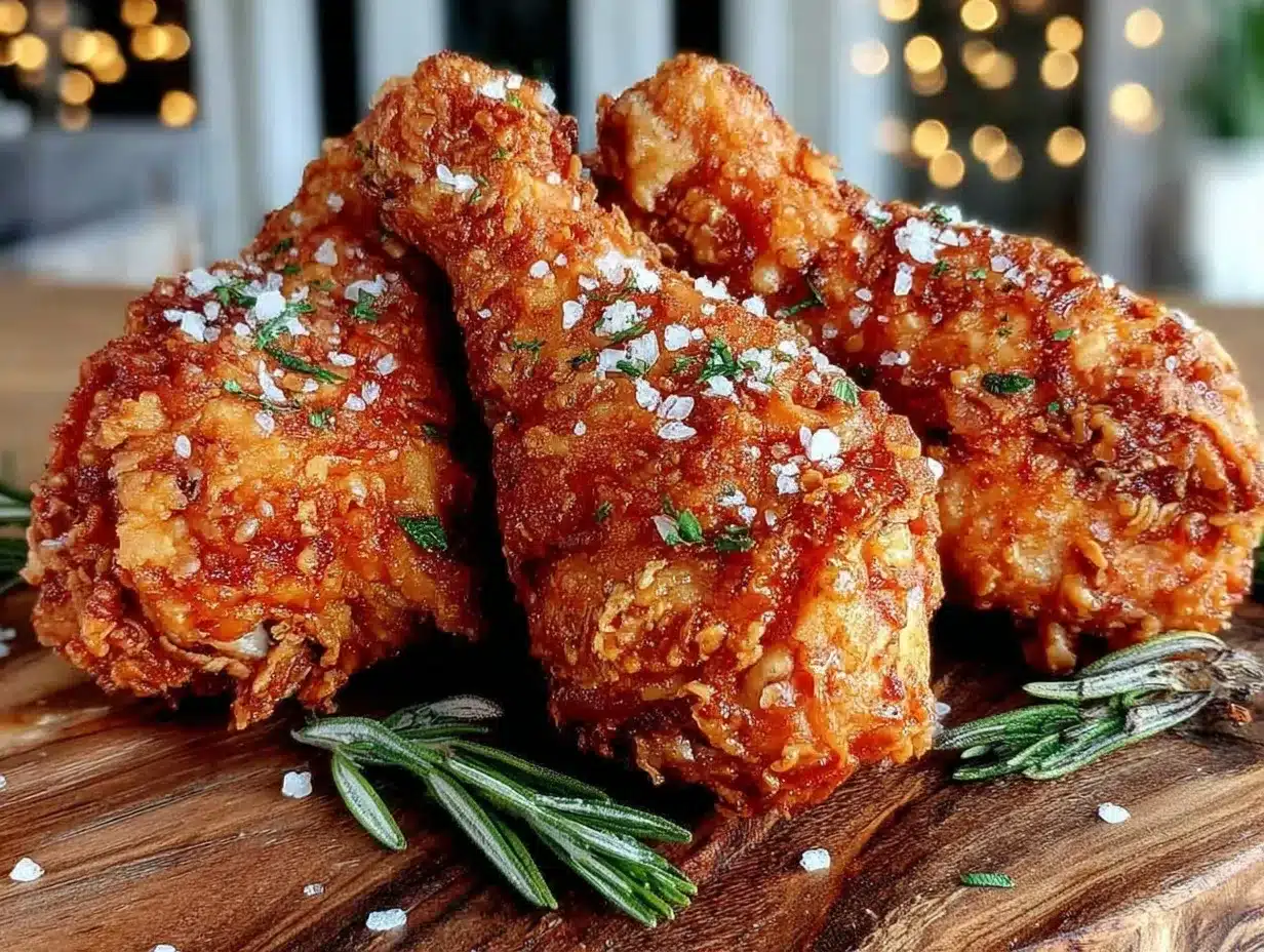 crispy buttermilk fried chicken drumsticks preparation steps
