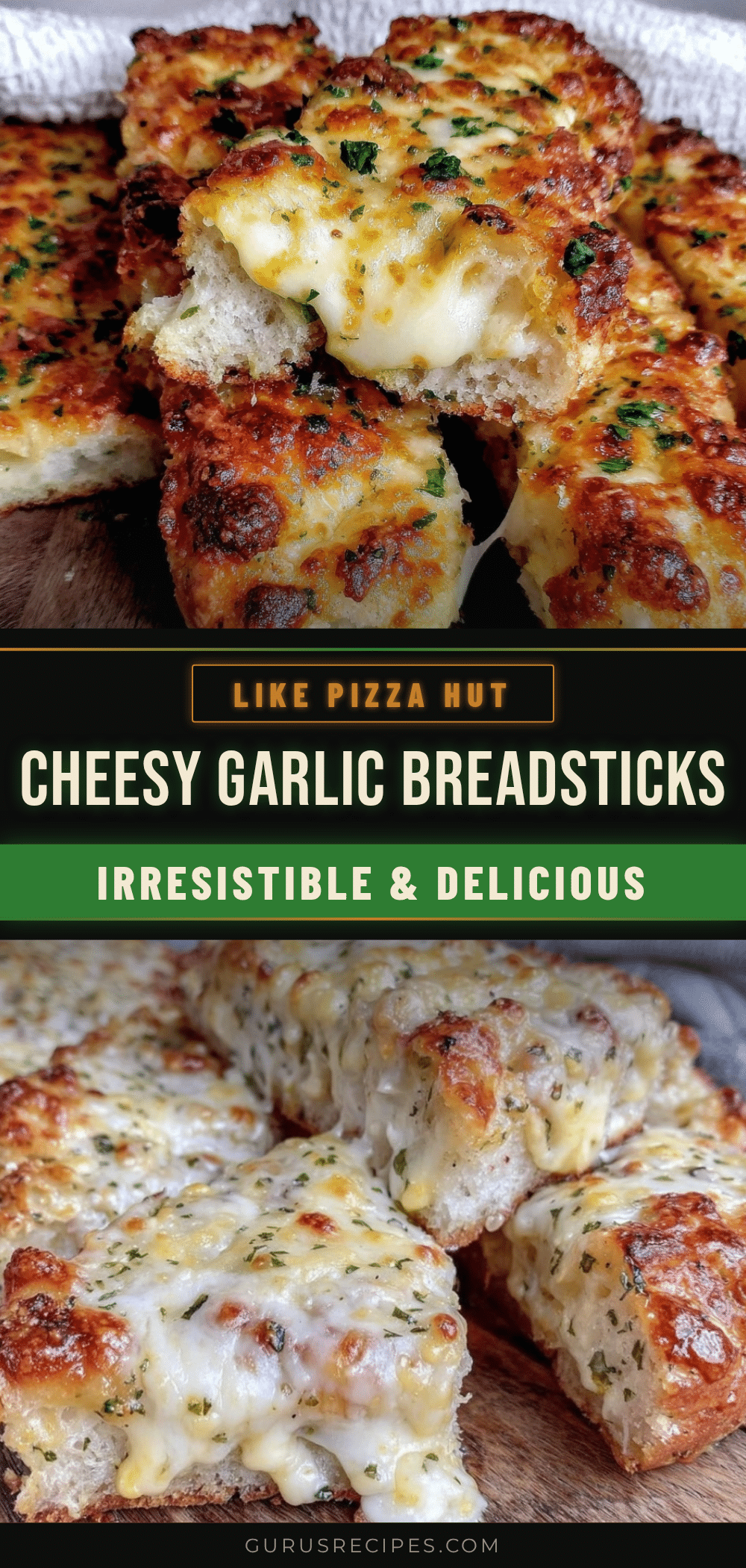 crispy cheesy garlic breadsticks recipe