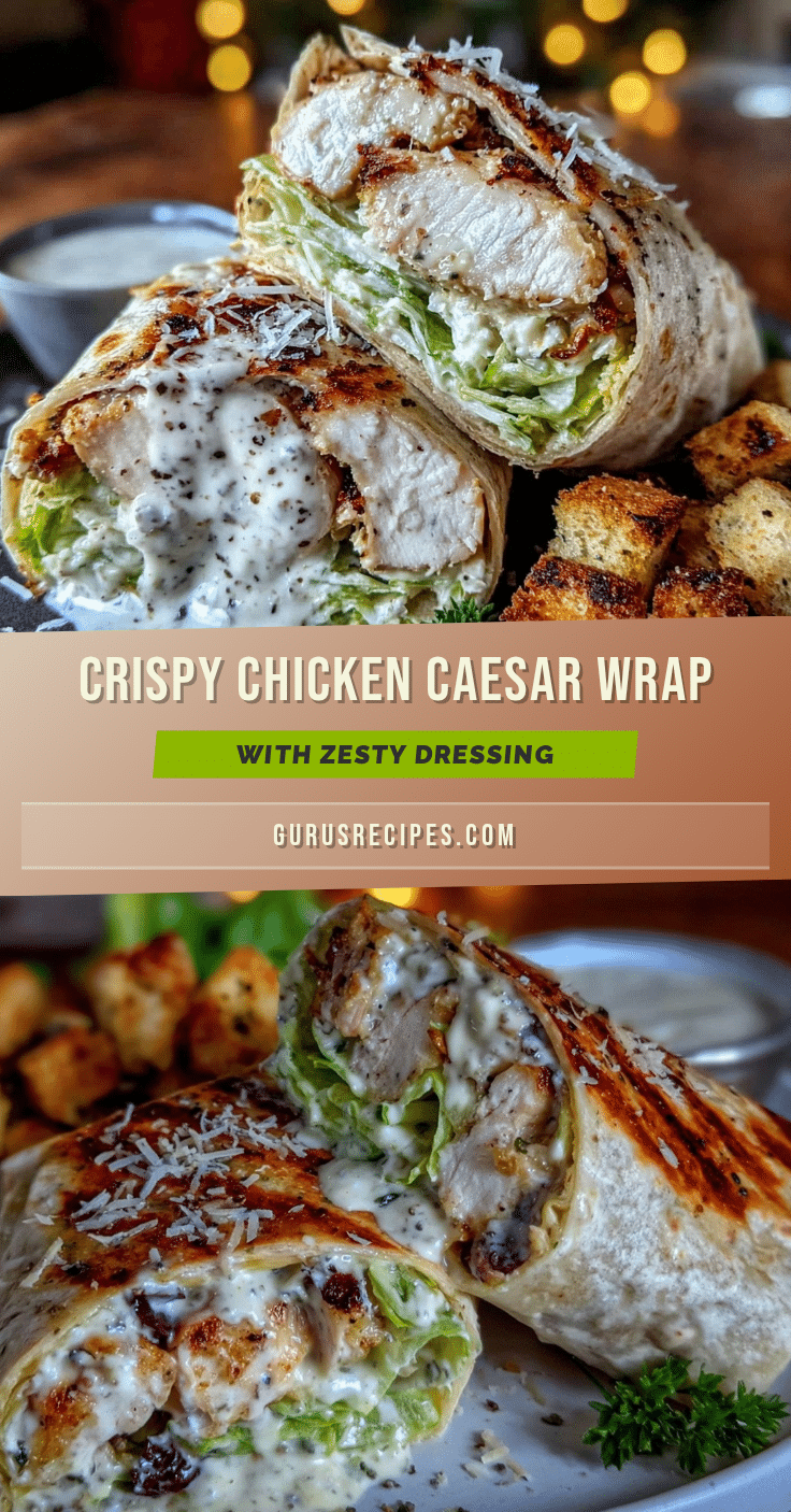 crispy chicken caesar wrap recipe