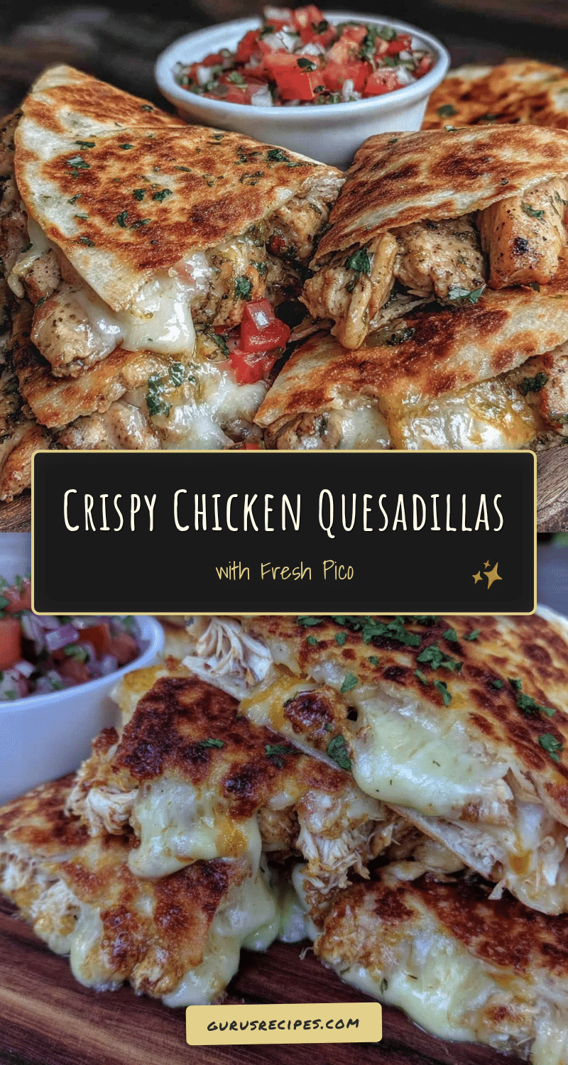 crispy chicken quesadillas recipe