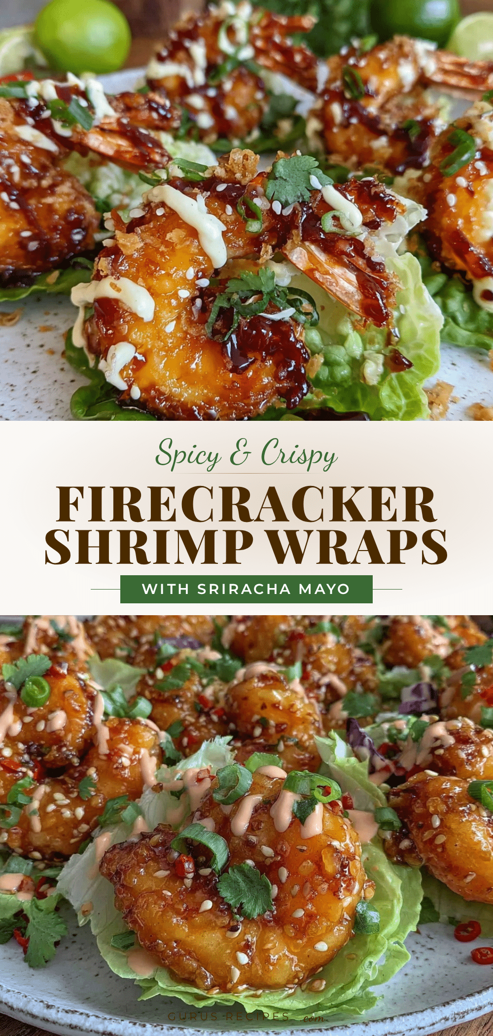 crispy firecracker shrimp lettuce wraps recipe