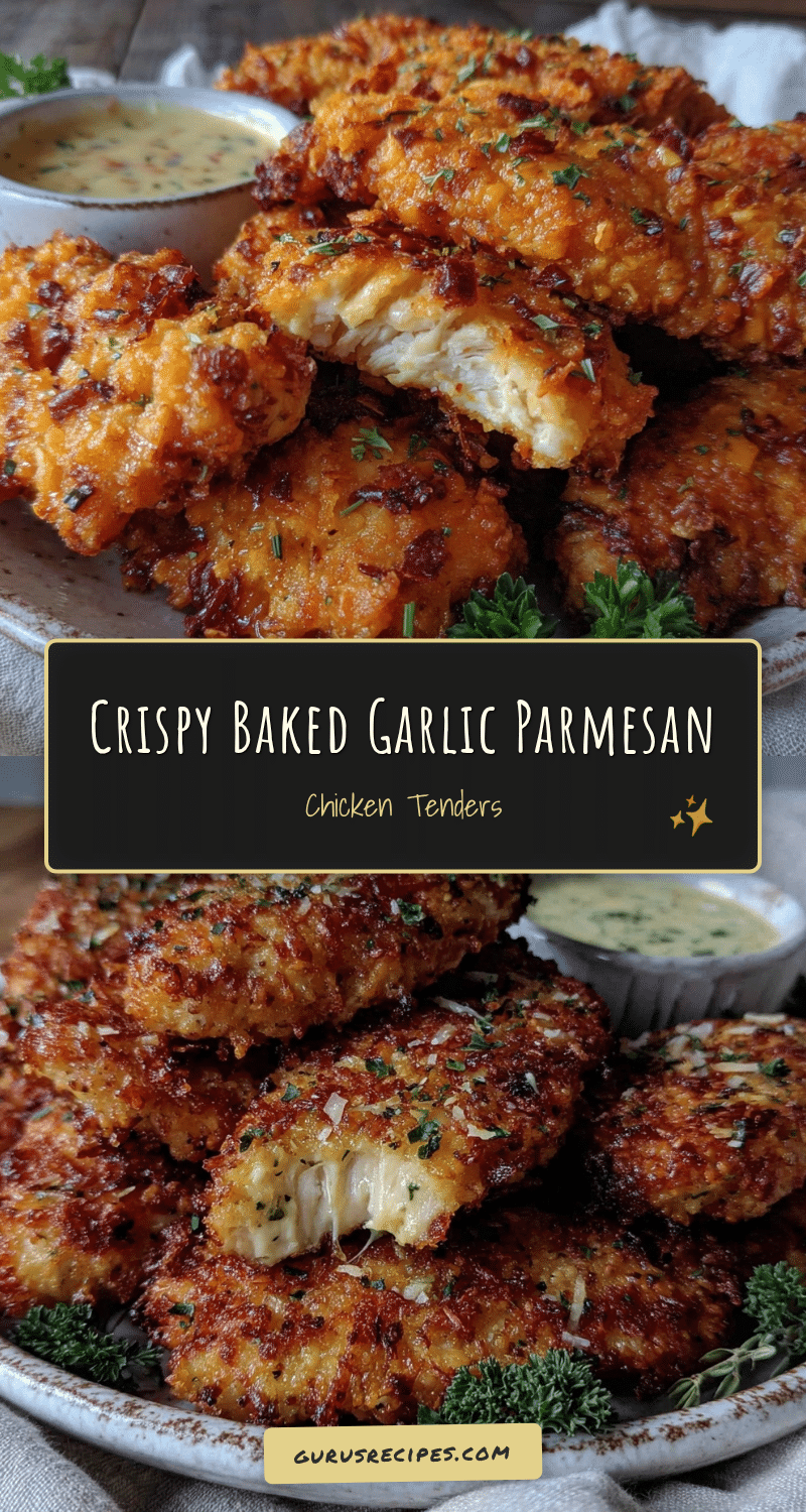 crispy garlic parmesan chicken tenders recipe