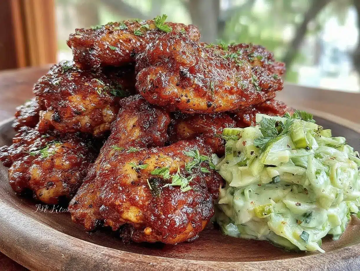 Crispy Nashville Hot Chicken Wings preparation steps
