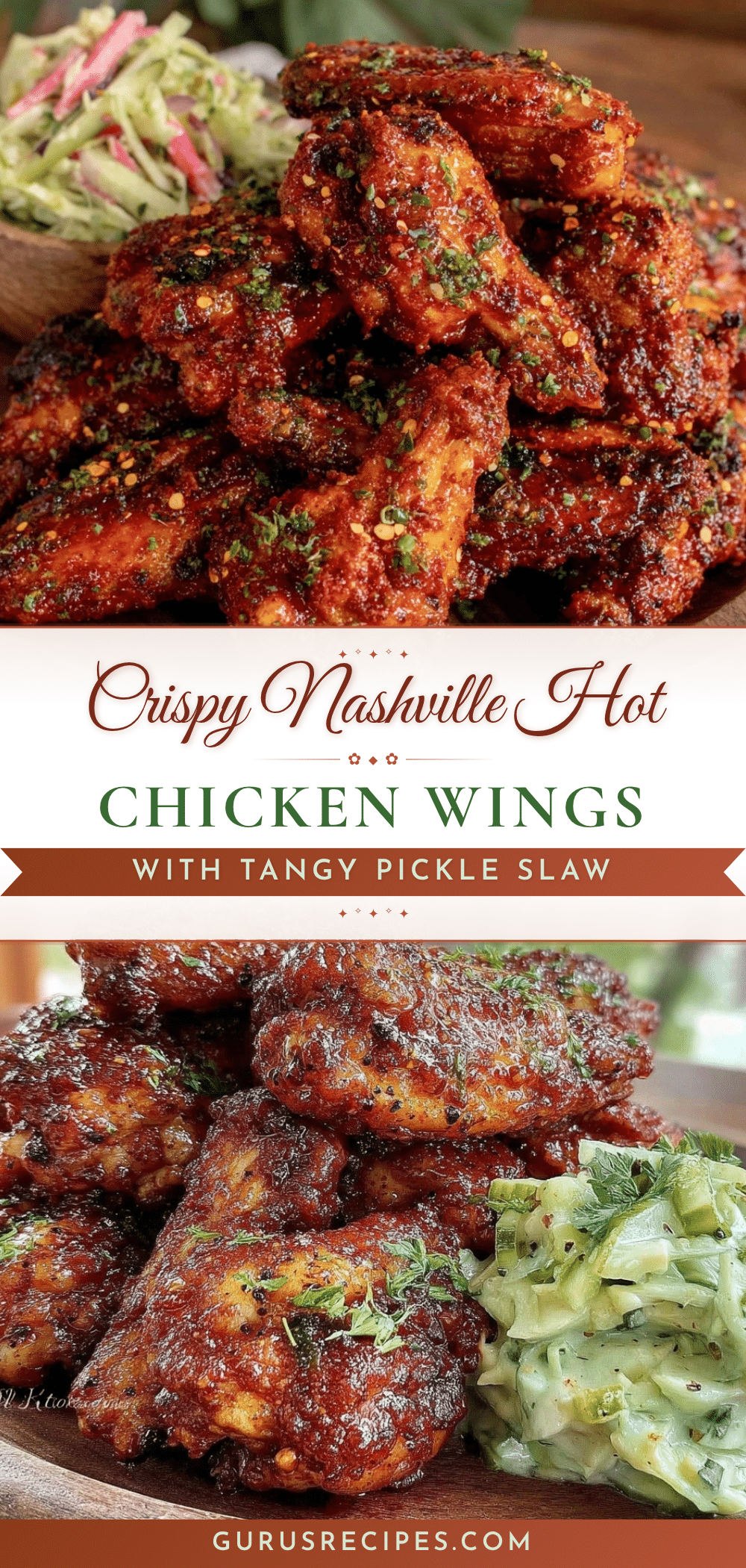 Crispy Nashville Hot Chicken Wings recipe