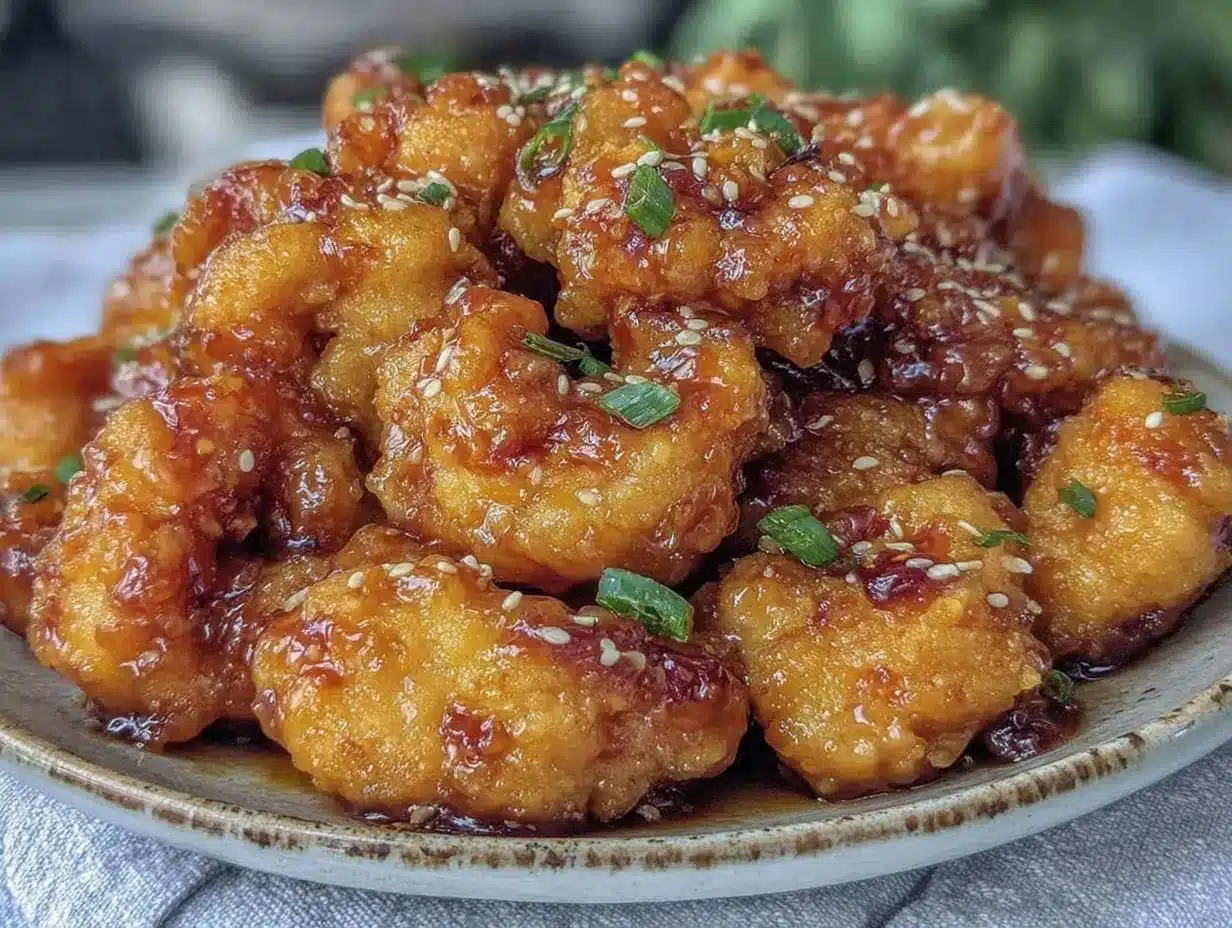 crispy sticky sesame orange chicken preparation steps