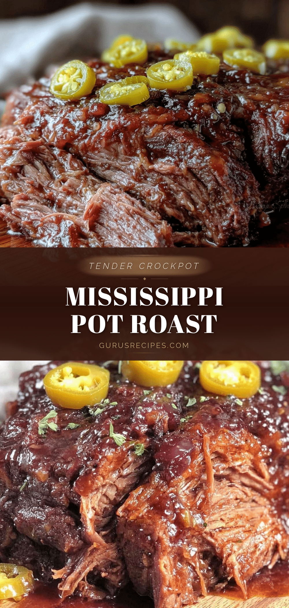 crockpot mississippi pot roast recipe