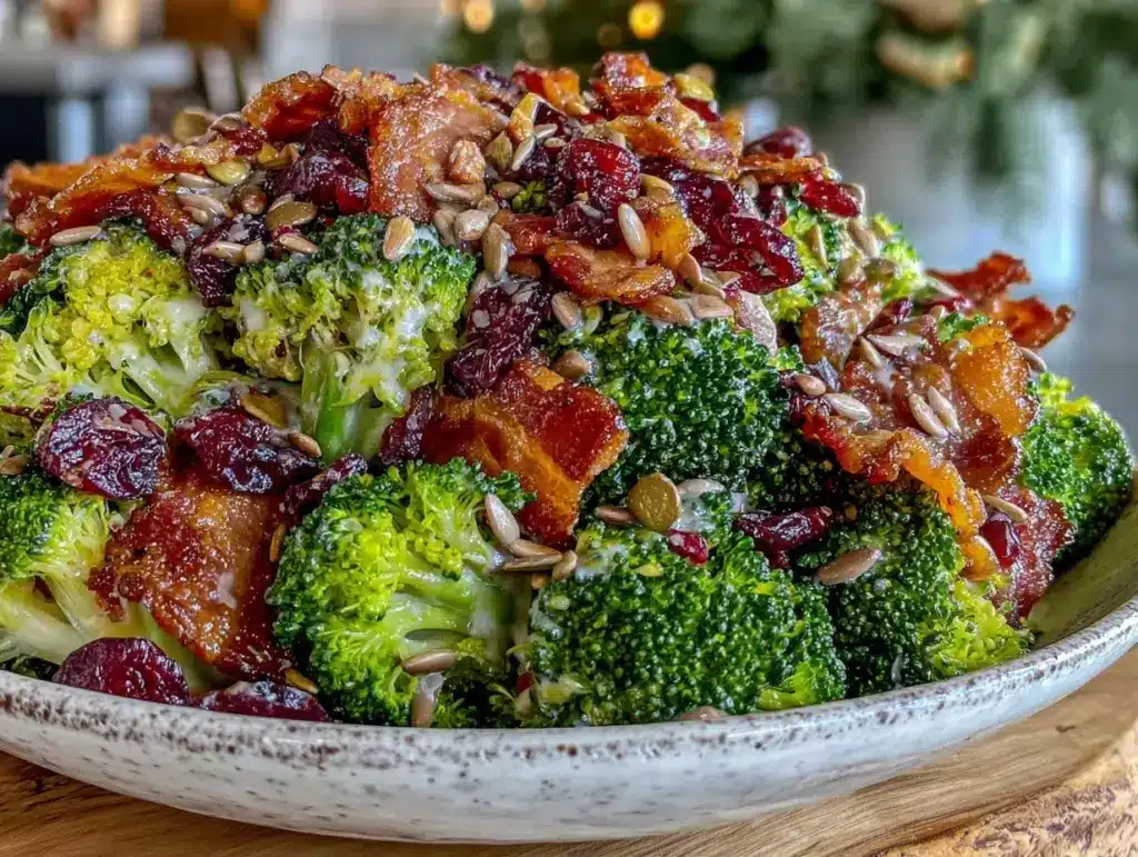 crunchy broccoli salad - featured image