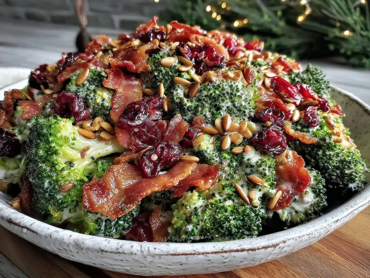 crunchy broccoli salad preparation steps