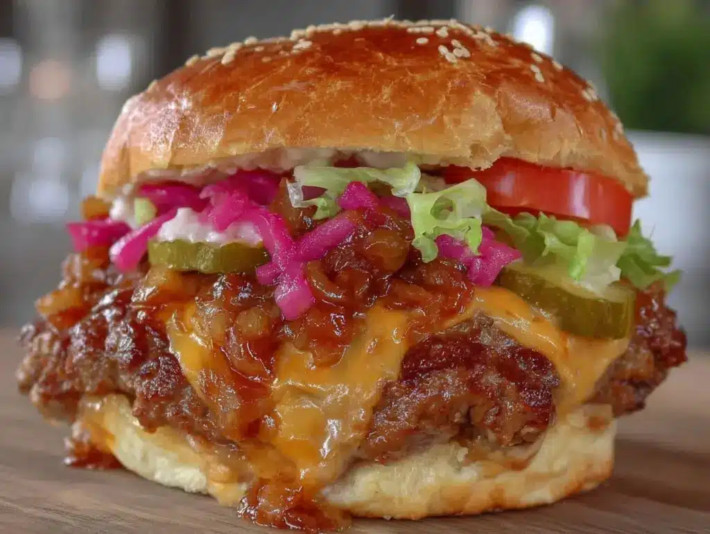 dad burger recipe - featured image