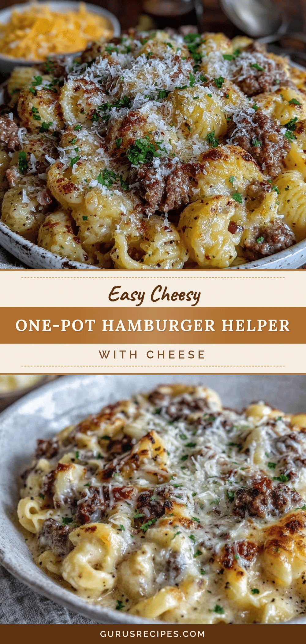 easy cheesy one-pot hamburger helper recipe