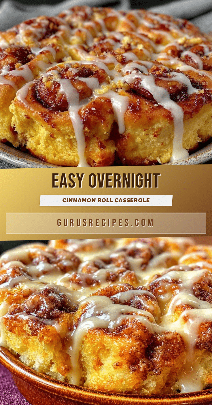 easy cinnamon roll casserole recipe