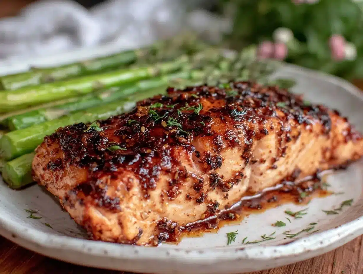 easy honey mustard salmon preparation steps